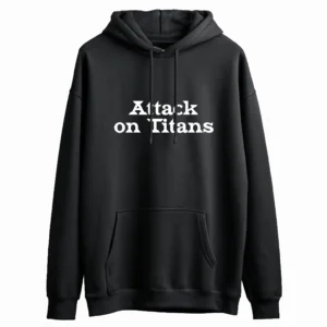 Attack on Titans Hoodies - Black Regular Fit