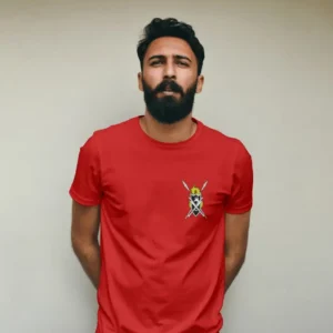 Mangang Salai Chung Asangba - Red Regular T-Shirt