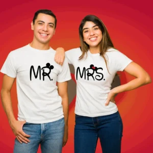 "Mr & Mrs" Couple T-Shirt Set